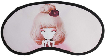 

Shoppernation Eye Mask For Sleeping, Cartoon - Pink (6LNT95) - Blind Fold For Travel or Daily Use(1 g)