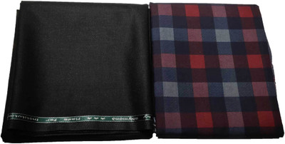 Raymond Viscose Checkered, Solid Shirt & Trouser Fabric(Un-stitched) Flipkart
