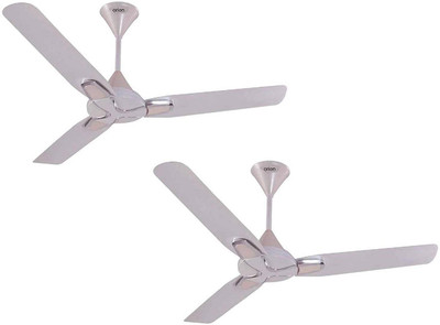 

Orion Premium 1200mm Jazz White Highspeed 400RPM Pack of 2pc 3 Blade Ceiling Fan(Red, Pack of 2)