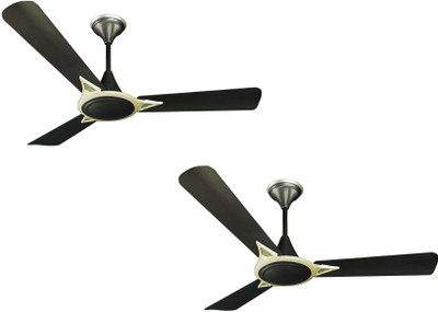 

Orion Premium 1200mm Verito Brown Highspeed 400RPM Pack of 2pc 3 Blade Ceiling Fan(Red, Pack of 2)