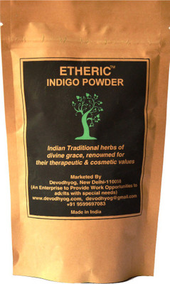 

Etheric PURE NATURAL INDIGO LEAVES POWDER Hair Color(GREEN)