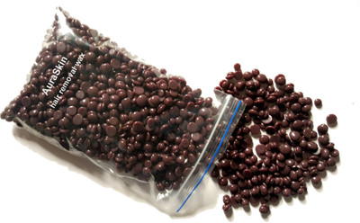 

AuraSkin Hair Removal chocolate Wax Bean Body Hair Remover Hard Wax Beans No Strip Depilatory Hot Hard Wax Hair Removal bikini wax Wax(500 g)