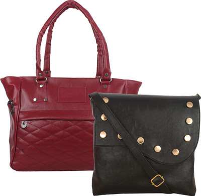 

Fillin Cart Sling Bag(Maroon, Brown), Brown;maroon