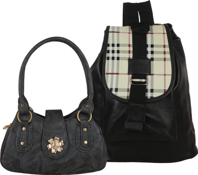 

Fillin Cart Shoulder Bag(Black, Black)