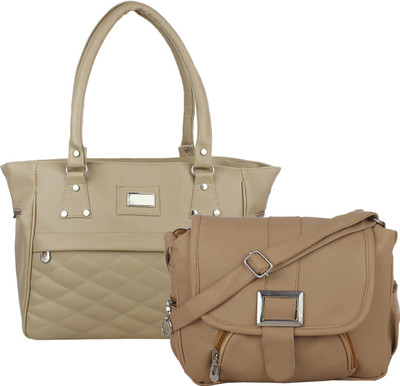 

Fillin Cart Sling Bag(Beige, Brown)