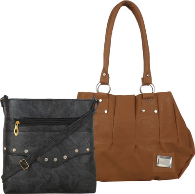 

Fillin Cart Sling Bag(Brown, Brown)