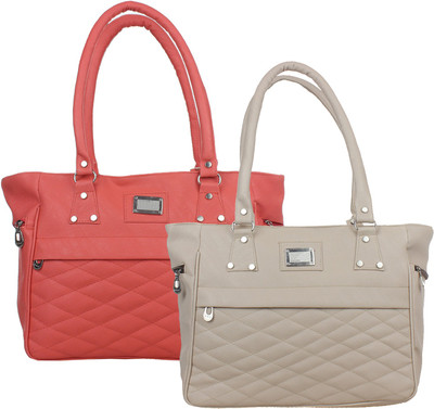 

Element Cart Hand-held Bag(Grey, Pink)
