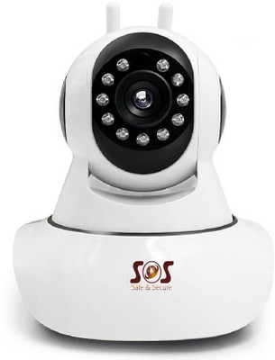 SOS JOVO IP Dual Antenna Wi-Fi CCTV CAMERA Wireless, HD IP Security Camera CCTV, Supports up to 64 GB SD card, Fully Night Vision, Smart Monitoring System, Compatible With Mobile & Tablet, Security Camera(64 GB, 1 Channel)