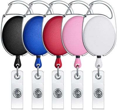 

FINDSTUFF Plastic ID Badge Reel(Pack of 5)