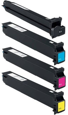 

Printwell TN 611 Toner Cartridges Compatible for Konica Minolta TN611K, TN611C, TN611M, TN611Y Toner Cartridges for Use in C451, C550 & C650 Printers - Pack of All Four Color Toners Multi Color Ink Toner(Black, Magenta, Yellow, Cyan)