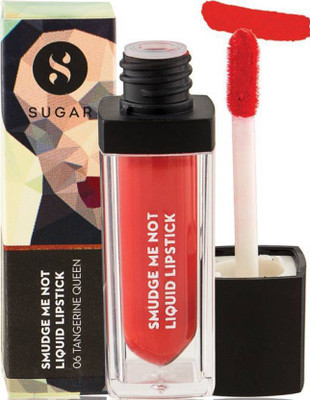 

Sugar SMUDGE ME NOT LIQUID LIPSTICK - 06 Tangerine Queen (Orange Coral)(06 Tangerine Queen (Orange Coral), 1 g)