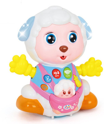 

YAMAMA Baby Toys Record and Play Interactive Electric Toy Sheep Kids Early Learning Educational Toys with Music & Lights(Multicolor)