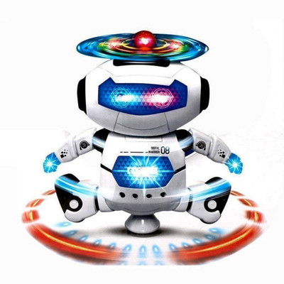 

My Online Retail Musical Dancing Robot with 3D Lights(Multicolor)