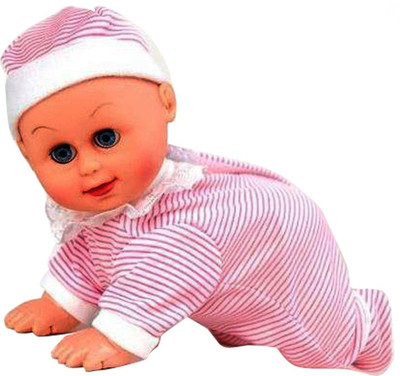 

lifestylesection Cute and Clever Crawling Baby with Music, Crawling and Dancing Baby Toy for Kids Multicolor (Multicolor)(Multicolor)