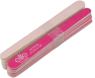 

Elite Models 24 Pc Premium Small Emery Boards Nail Filer for Girls & Professional Makeup Artists(Set of 24)