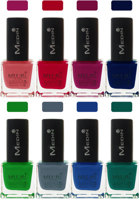 

Medin nail polish multicolor 16(Pack of 8)