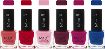 

Medin makeup fashion matte Nail Polish lady femina09 Combo Set of 6 multicolor 4