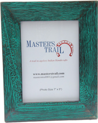 

Master's Trail Wood Photo Frame(Green, 1 Photos)