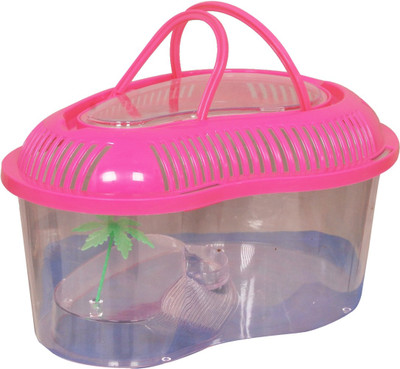 

Aquapetzworld Turtle House Reptile Carrier with Cover and Handle Turtle, Crab, Snake, Frog, Spider House