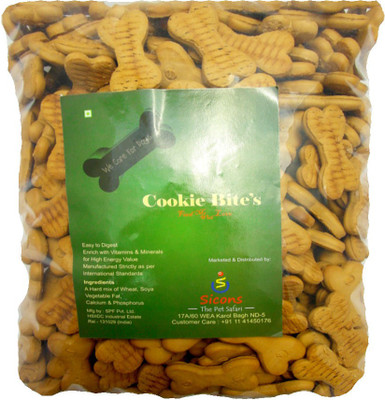 

SICONS Cookie Bite's ((Veg & Wheat grain Flavor) Vegetable Dog Treat(1800 g)
