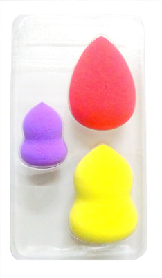

Natural 3in1 small and big beauty blender makeup puff sponge high quality washable foundation blender