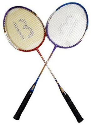 

AVM Sting Set Multicolor Strung Badminton Racquet(G1 - 4 Inches, 500 g)