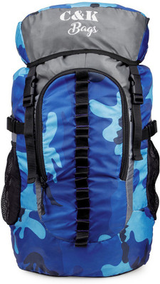 Chris & Kate Large Camouflage Travel Backpack || Outdoor Sport Camp Hiking Trekking Bag || Camping Daypack Bag || Rucksack - 45 L(Blue) Chris & Kate Large Camouflage Travel Backpack || Outdoor Sport Camp Hiking Trekking Bag || Camping Daypack Bag || Rucksack - 45 L(Blue)