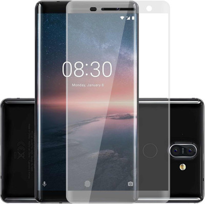 CASE CREATION Edge To Edge Tempered Glass for Nokia 8 Sirocco (New Launch 2018)(Pack of 1)