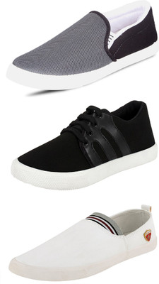 

Wwodcell Slip On Sneakers For Men(Multicolor, Grey