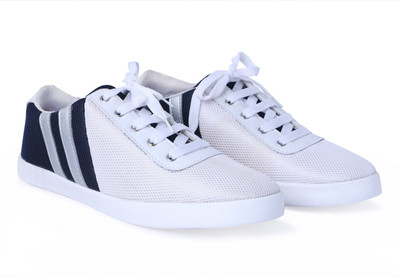 

Shoe Bazzar Mens Blue & White Casual Shoes Sneakers For Men(White, Blue