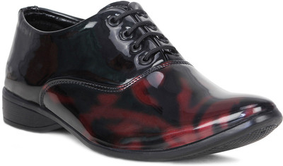 

FASHIMO Lace Up For Men(Black, Red