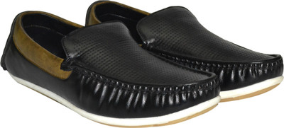 

Human Steps Big Size Loafers For Men(Black, Olive