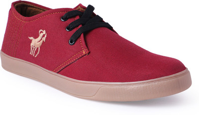 

Filippo FS-R.25Cherry Canvas Shoes For Men(Maroon