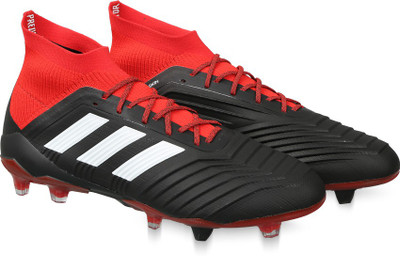 

ADIDAS PREDATOR 18.1 FG Football Shoes For Men(Multicolor, Cblack/ftwwht/red