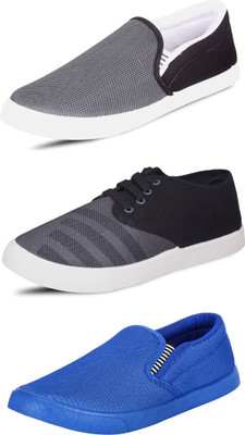 

Wwodcell Slip On Sneakers For Men(Multicolor, Grey