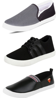 

Wwodcell Slip On Sneakers For Men(Multicolor, Grey