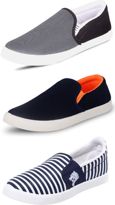 

Wwodcell Slip On Sneakers For Men(Multicolor, Grey