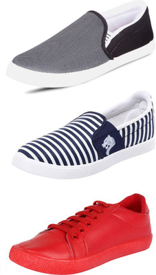 

Trenqs Slip On Sneakers For Men(Multicolor