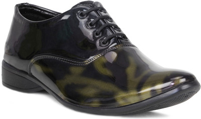 

FASHIMO Lace Up For Men(Black, Olive
