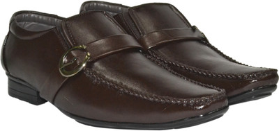 

Jenfars Formal Shoe Slip On For Men(Brown