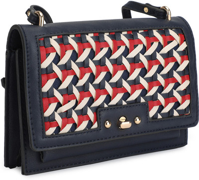 

Accessorize Women Casual Blue PU Sling Bag
