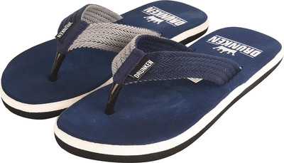 

DRUNKEN Men’s Navy Relaxed Fit Thong Style flip flop Size  Flip Flops