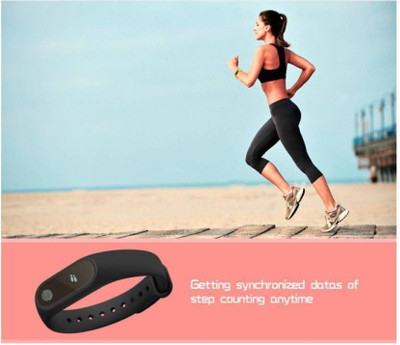 

rk enterprises M2 Fitness Band.(Black Strap, Size : l)