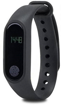

DIVYE Smart Fitness Band With Heart Rate Sensor/Pedometer/Sleep Monitoring Functions(Black Strap, Size : M)