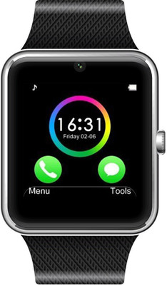 

Doodads Compatible Apple Smartwatch Silver Smartwatch(Silver Strap Regular)