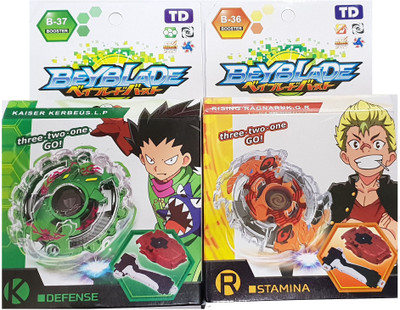 

Beyblade Burst Series Kaiser Kerbeus and Rising Ragnaruk Combo(Orange, Green, Multicolor)