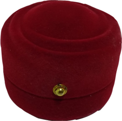 

Kala Decorators Quality Circle Shape Designer Vanity Box, Wedding Ring Box, Engagement Box, Jewellery Box, Valentine Box Vanity Box(Red)