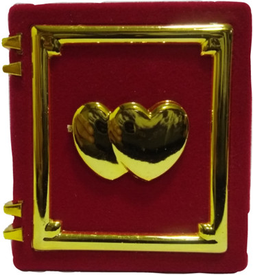 

Kala Decorators Large Heart Shape Velvet Vanity Box, Wedding Ring Box, Engagement Box, Jewellery Box, Valentine Box Vanity Box(Red)