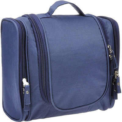 

Way Beyond Multipurpose Foldable Wall Hanging Vanity Bag, Dressing Kit, Makeup Organiser, Multi Utility Kit, Travelling Kit Bag and Toiletry Bag Kit Make up Kit, Vanity Box(Blue)