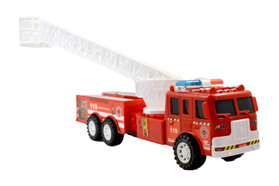 

Breno Push and Go toy, Fire Rescue truck, fire fighter truck, friction toys for kids, fire truck for kids Big(Red)
